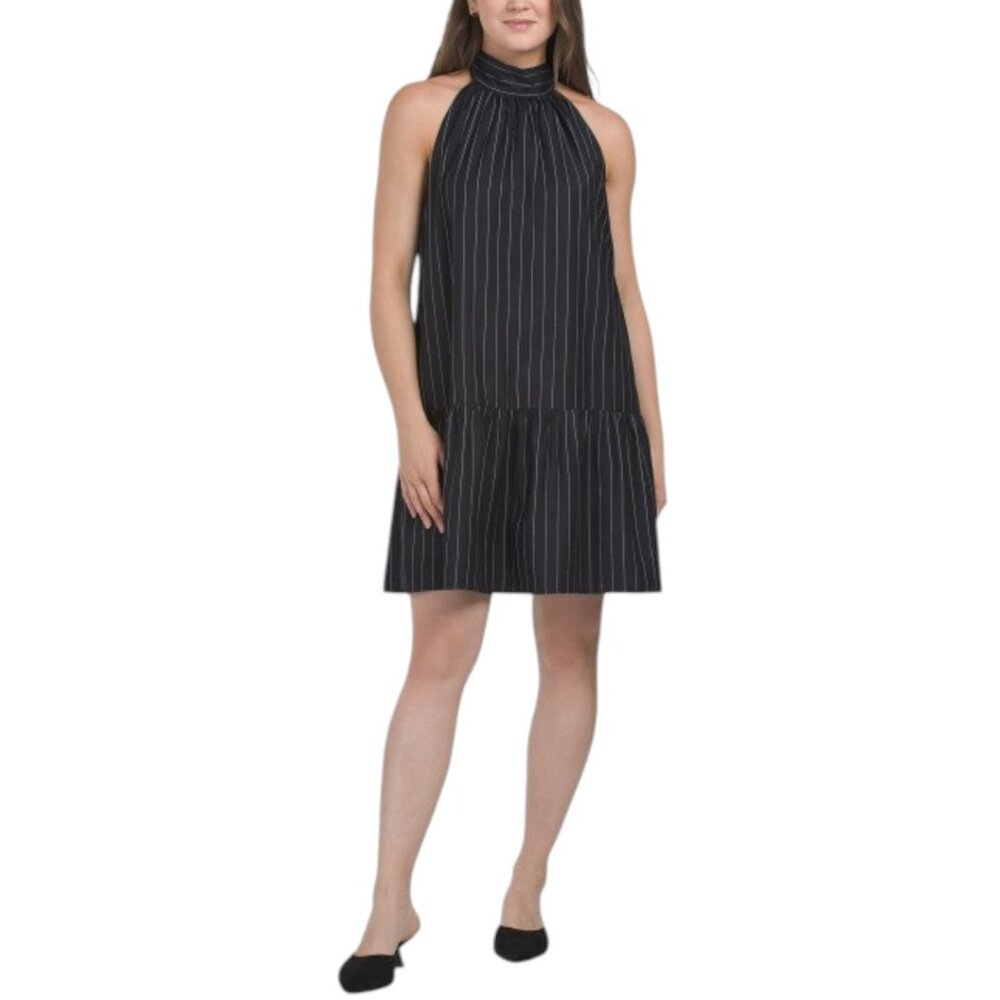 FLORA BEA NYC Pinstriped Mini Dress